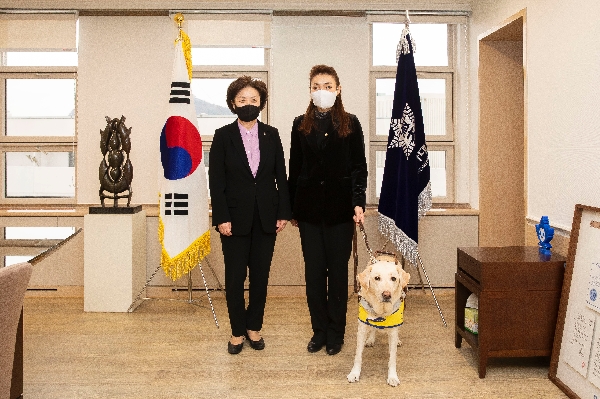 김예지 국회의원 접견