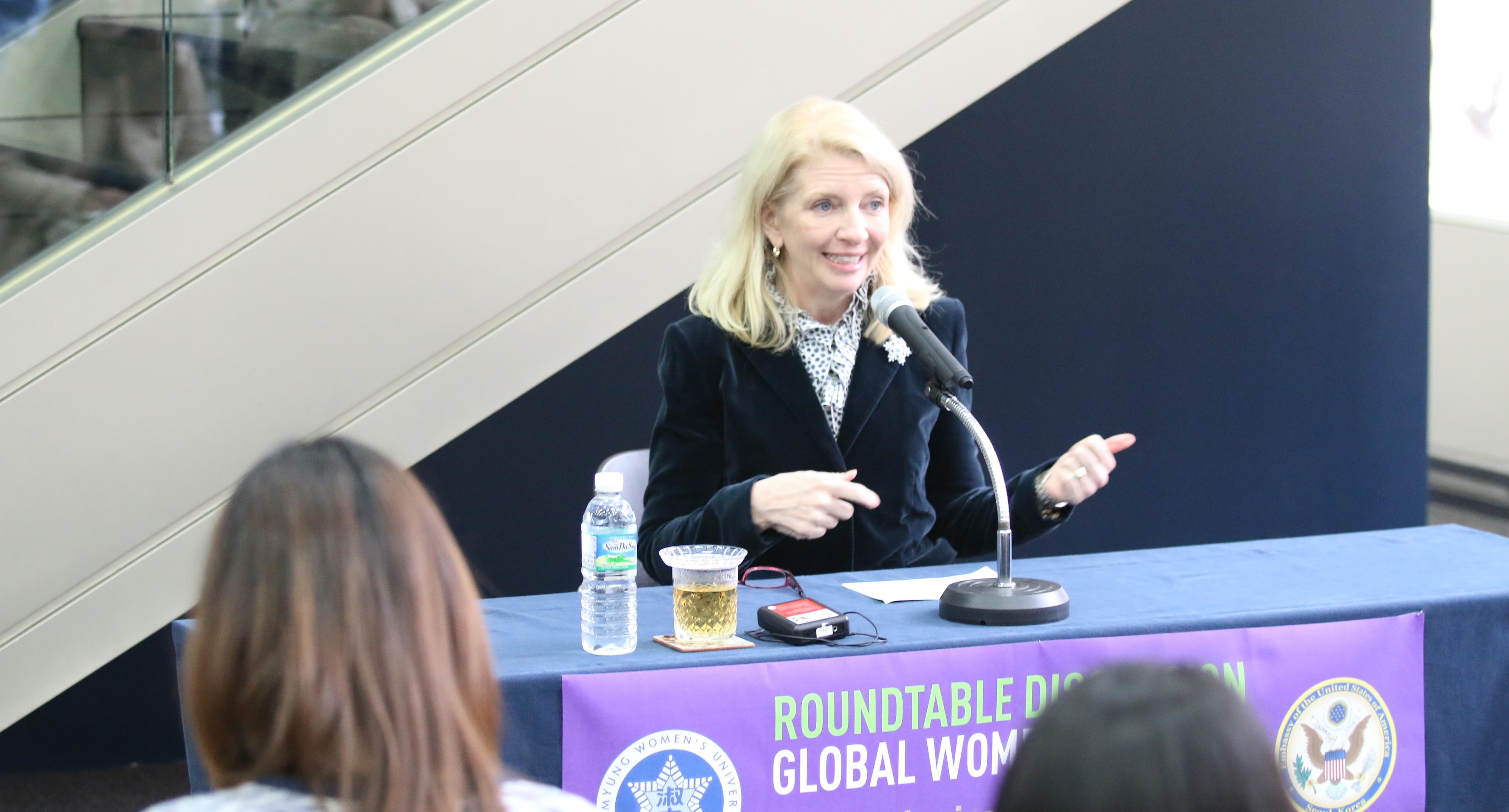 US Ambassador-at-Large for Global Women’s Issues Catherine Russell visits Our University