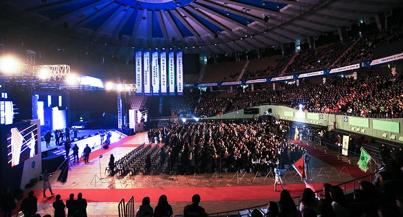 2016 admission ceremony and Sookmyung family welcoming ceremony