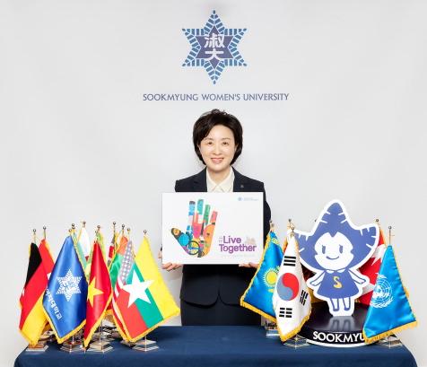 President Yunkeum Chang participates in “#Live Together Challenge,” a global campaign against racism